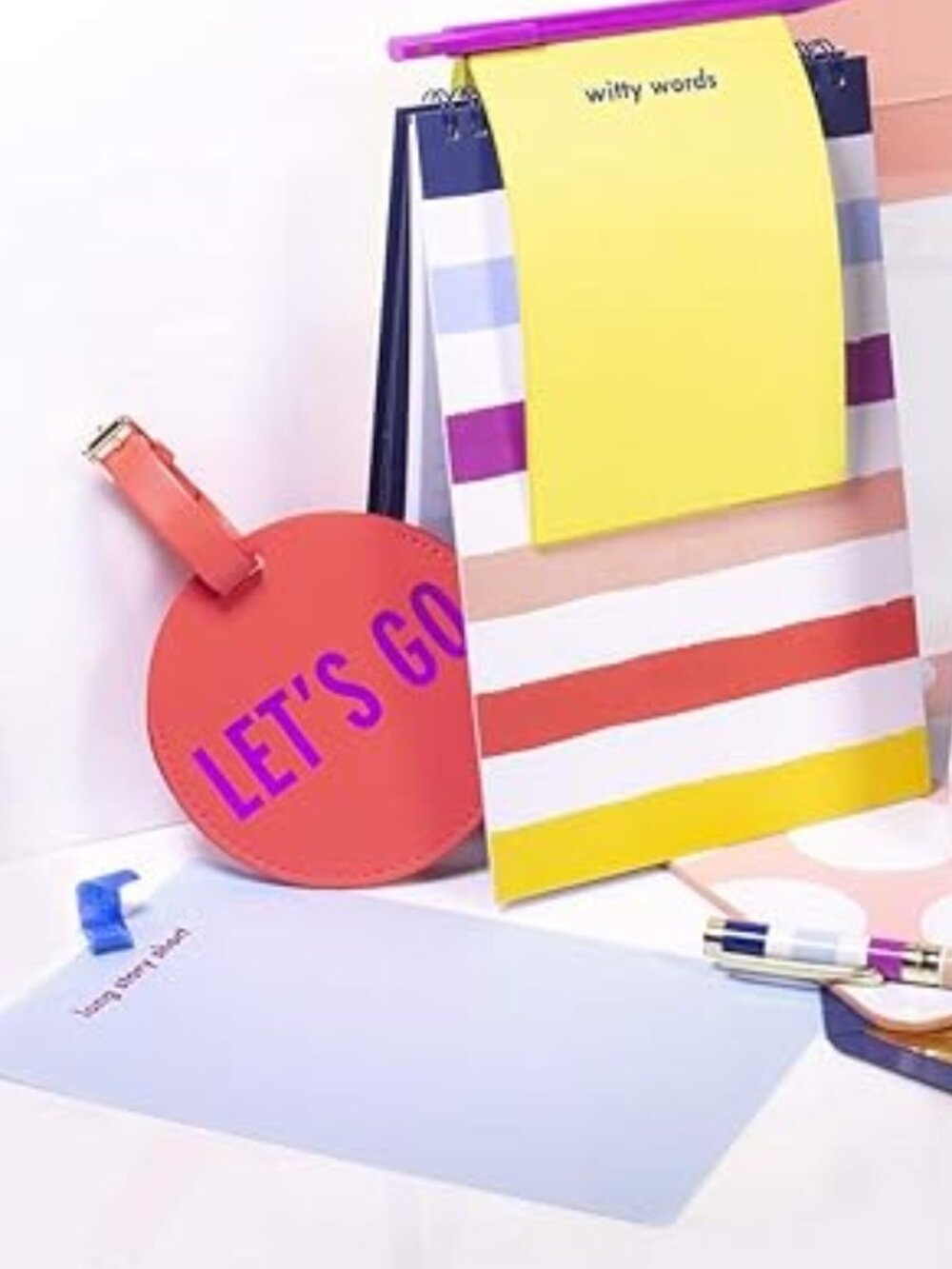 Luggage Tag (Circle), Lets Go, Kate Spade, set of two - Picture 6 of 8